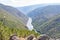 Landscape of the sil canyon from the viewpoint do duque, ribeira sacra, ourense, galicia