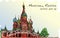 Landscape sketch, Moscow, Russia, Red square, free hand drawing