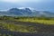 Landscape and the Snaefellsjokull volcano