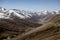 Landscape of snow capped mountain range. A view from Babusar Pass. Pakistan.