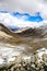 Landscape of Snow mountains in Leh, Ladakh in Indian state of Jammu and Kashmir