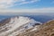 Landscape of snowy Rtanj mountain in winter, Serbian Carpathians