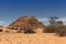 Landscape Spitzkoppe Mountain - bald granite peak in Erongo, Namibia