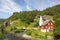 Landscape at Steindalsfossen, near Bergen - Norway