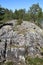 Landscape of Stone island in Ladoga Skerries