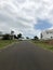 Landscape street surrounded by nature