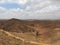 Landscape sultry desert clear day, Sahara, Africa