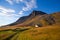 Landscape of summer in the mountains of Iceland