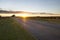 Landscape Sunset in Mar del Plata Argentina