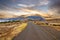 Landscape - sunset road in Madeira island, Portugal