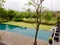 Landscape swimming pool and terrace