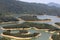 The landscape of Tai Lam Chung Reservoir in Hong Kong