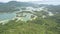 The landscape of Tai Lam Chung Reservoir in Hong Kong