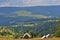 Landscape taken from Dealu Botii of the Belis lake and its surroundings.