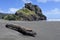 Landscape of th Lion rock on Piha beach