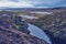 Landscape in Thingvellir is a national park in Iceland