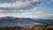 Landscape Timelapse of clouds over mountains in the fall