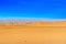 Landscape Tinfou Dunes, Zagora, Sahara, Morocco. Copy space for text