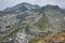 Landscape to Kamenitsa peak from Dzhangal Peak, Pirin mountain, Bulgaria