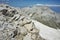 Landscape to Kutelo peak and koncheto from Vihren, Pirin Mountain