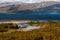 Landscape with Tornetrask lake and mountains, Norrbotten, Sweden