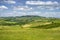 Landscape on the Tortona hills at springtime