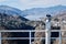 Landscape with Tourist Telescope Over Viewing Lake ChÅ«zenji Japan