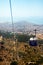 Landscape of Trapani city from the cableway of Erice. Sicily, Italy.