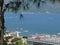 landscape in turkey coastline sea mountains houses