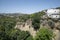 Landscape from Tursi, old village in Basilicata