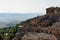 Landscape in tuscany, medieval village