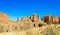 Landscape of typical landform at Binggou Danxia, Zhangye, China