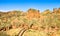 Landscape of typical landform at Binggou Danxia, Zhangye, China