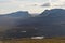 Landscape with u-shaped valley Lapporten, Norrbotten, Sweden