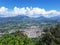 landscape on urban architecture from the mountain of Monte Cassino.