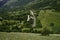 Landscape of Valle Peligna, Abruzzo, near Raiano and Anversa