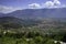 Landscape of Valle Peligna, Abruzzo, near Raiano and Anversa