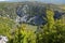 Landscape with a valley of Krupa river in Croatia