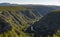 Landscape with a valley of Krupa river in Croatia