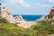 Landscape of Valley Of The Moon Valle della Luna Capo Testa, Sardinia