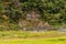 Landscape of a vertical granite wall