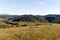 Landscape in the vicinity of the taiga village Generalka in the mountains of the Altai territory. Western Siberia. Russia