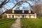 Landscape view of the Alice Austen House, a Dutch Colonial house located in the Rosebank