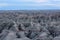 Landscape view of the Badlands National Park