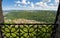 Landscape view from balcony on mountain top in Schwarzwald, Germany