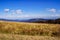 Landscape view from the Ballon dâ€™Alsace, Grand Balloon, a summit / peak in the Vosges mountains, Haut-Rhin in France.