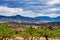 Landscape view of Barinas near Murcia in Spain