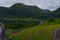 Landscape view of Bergheimsvatnet lake Norway