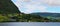 Landscape view of Bergheimsvatnet lake Norway