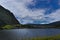 Landscape view of Bergheimsvatnet lake Norway